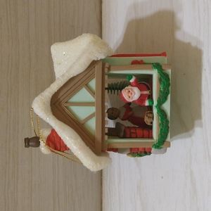 Vintage 1985 Mr. & Mrs. Santa Lighted Holiday Magic Hallmark Christmas Ornament